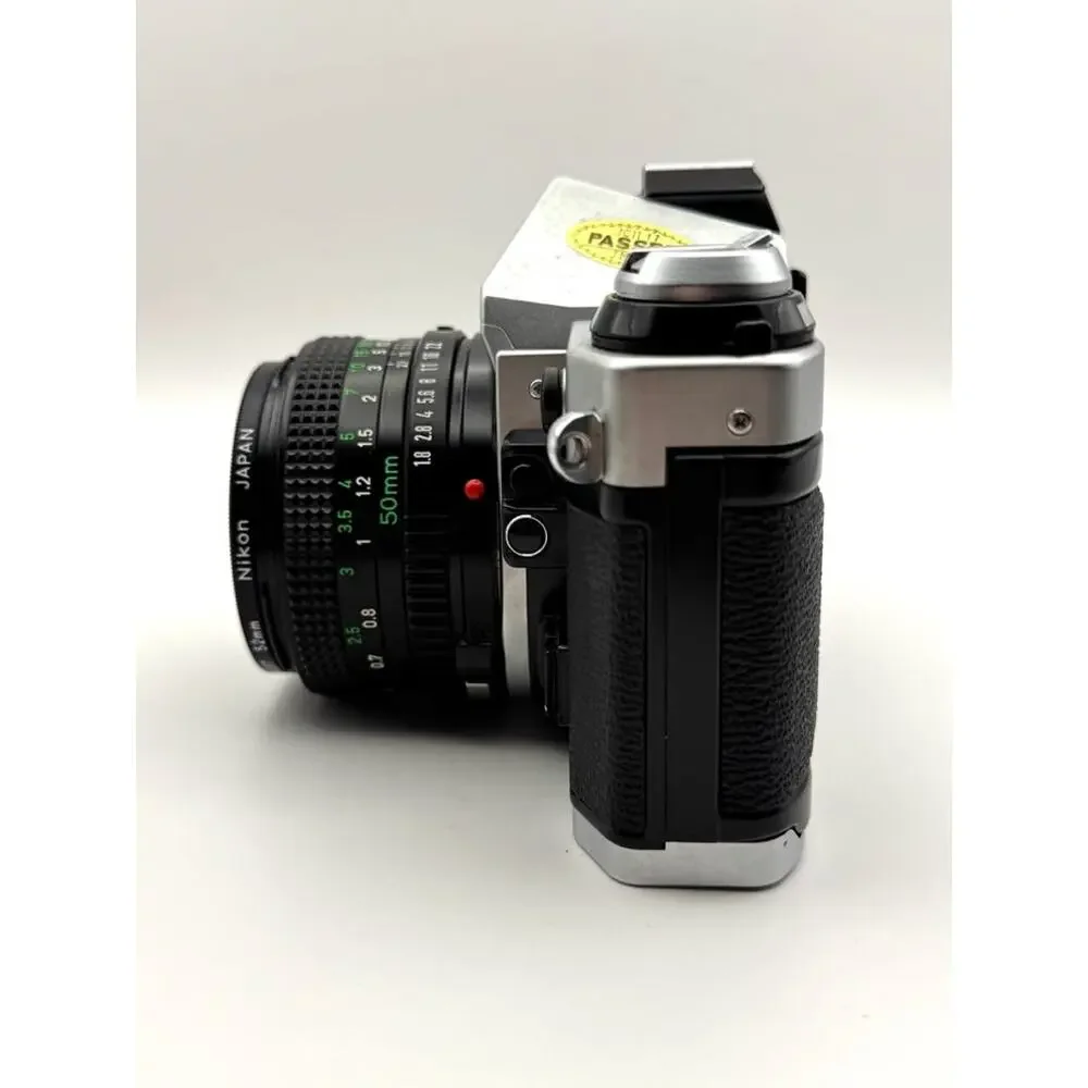 Canon AE-1 Program 35mm SLR Film Camera FD 50mm f/1.8 Lens Silver